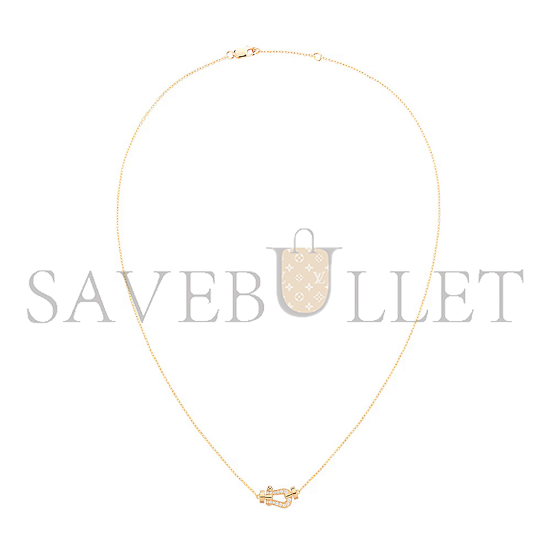 FRED FORCE 10 NECKLACE SMALL MODEL YELLOW GOLD 7B0279